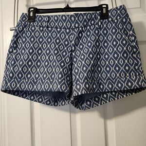 Blue Patterned Women's Shorts Dear John Size  29